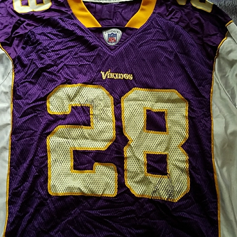 RBK L Vikings Adrian Peterson Jersey
